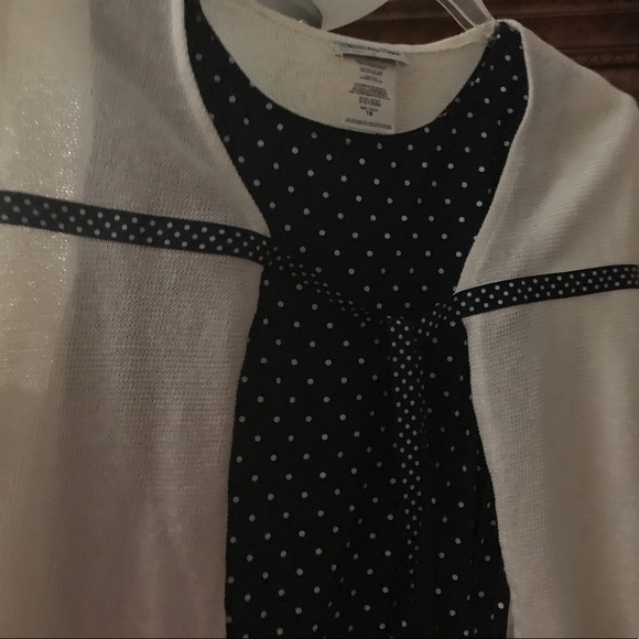 disorderly kids Dresses Disorderly Kids Girls Navy Polka Dot Dress